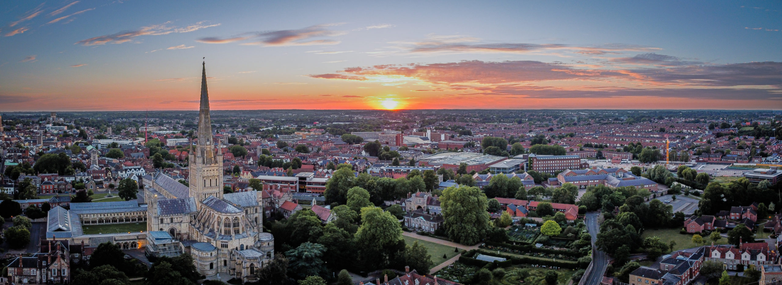 norwich sunset view banner for depot page